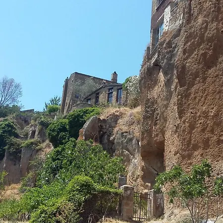 Blue House Near Bagnoregio-overlooking The Umbrian Mountains And Tiber Valley *